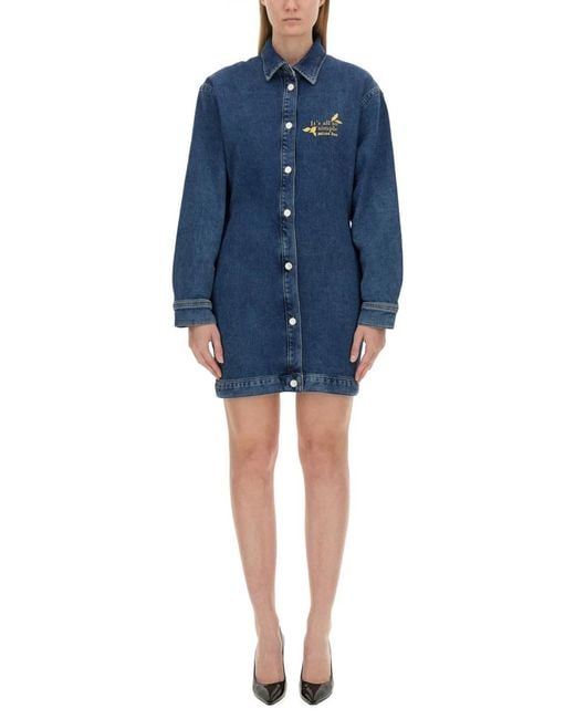 Moschino Blue Denim Dress