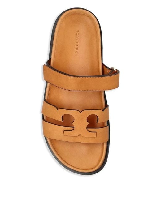 Tory Burch Brown Ines Sport Slide
