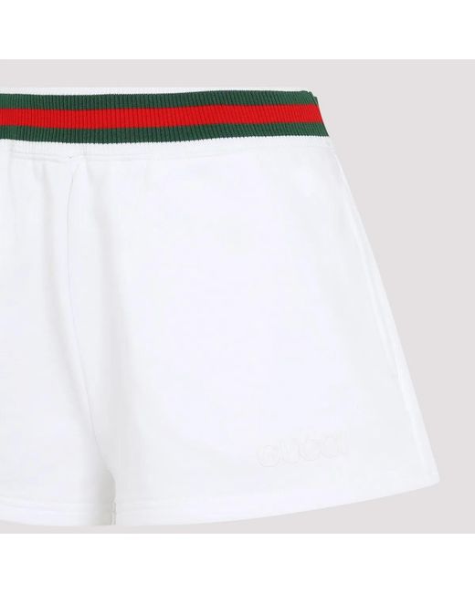 Gucci White Shorts