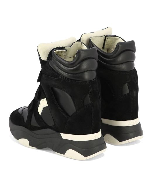 Isabel Marant Black "Balskee" High Top Sneakers