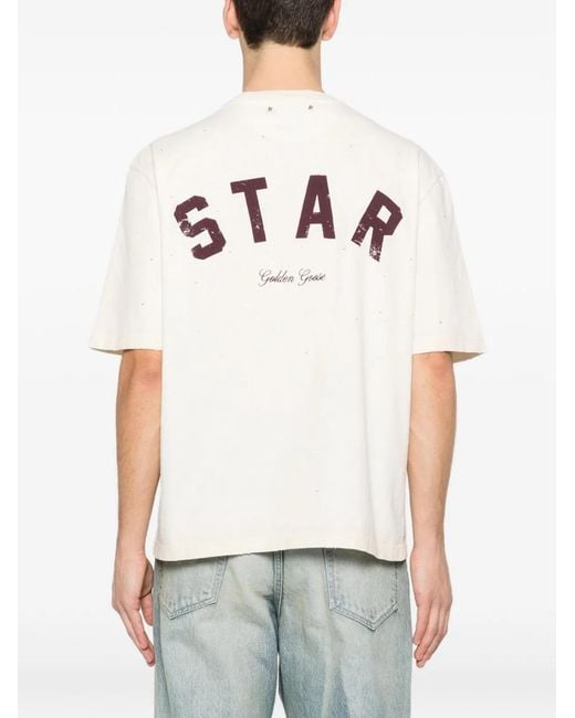 Golden Goose Deluxe Brand White Cotton T-Shirt