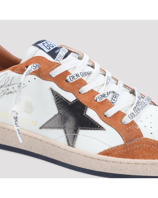 Golden Goose Deluxe Brand Blue Leather Bellstar Sneakers for men