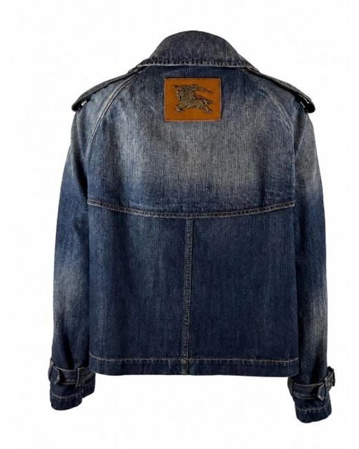 Burberry Blue Mid Cotton Jackets