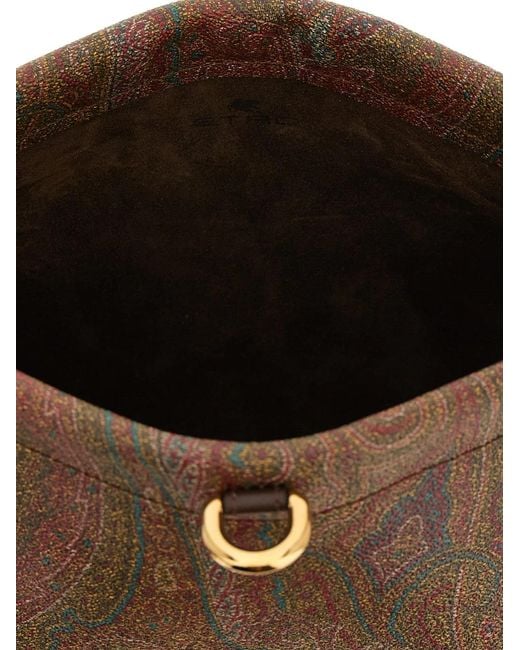 Etro Brown 'Talk' Mini Clutch