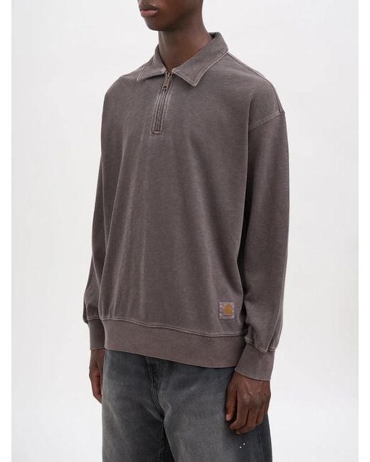 Carhartt Gray Polo Harper Cotton Jersey for men
