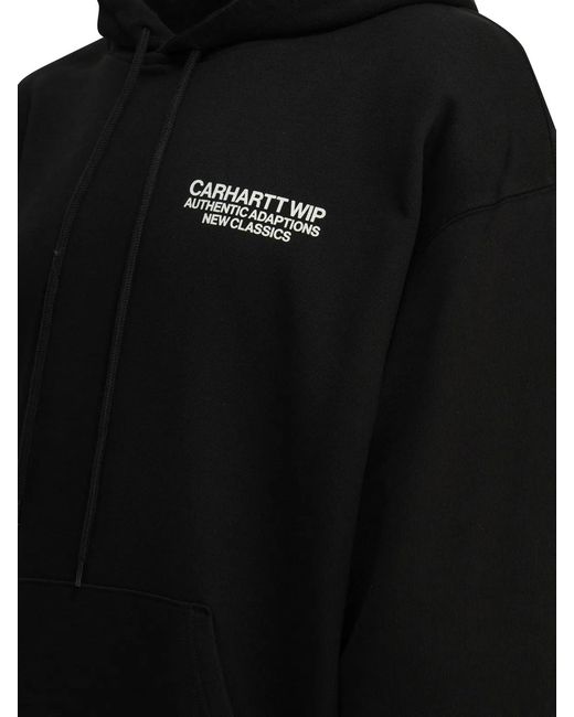Carhartt Black Sean Hamilton Cotton Hoodie for men