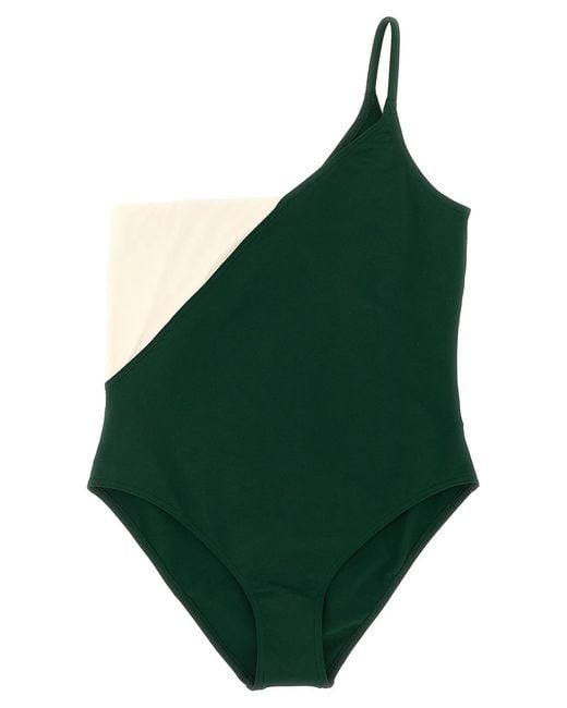 Eres Green 'Tandem' One-Piece Swimsuit