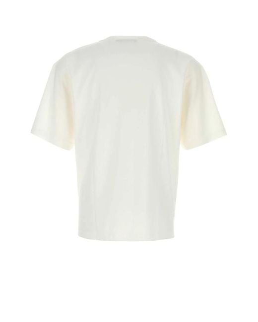 Dolce & Gabbana White Dolce & Gabbana T-Shirt M/Corta Giro for men