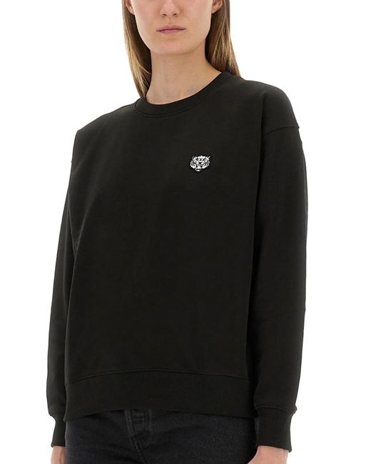KENZO Black Cotton Sweatshirts