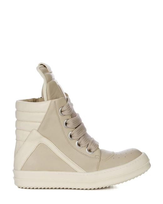 Rick Owens Natural Jumbolace Sneaks