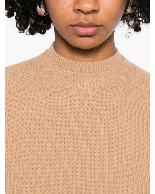 Max Mara Natural Crew Neck Sweater