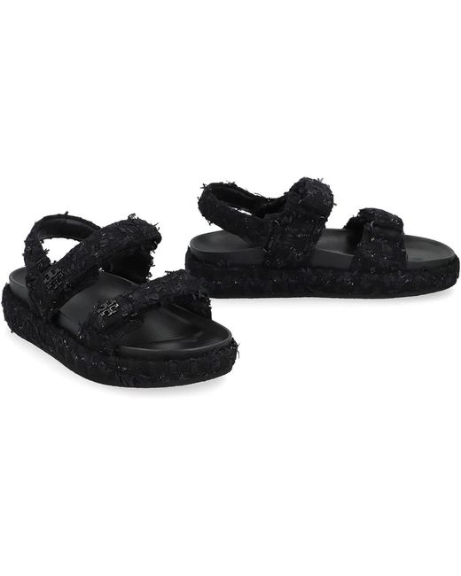 Tory Burch Black Kira Sports Sandals