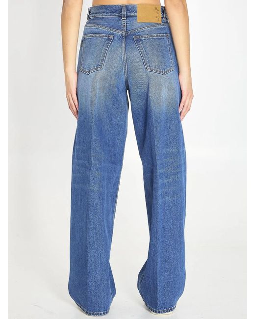 Haikure Blue Bethany Wide-Leg Denim Jeans