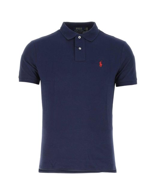 Polo Ralph Lauren Blue Sskccmslm1-Short Sleeve-Knit for men