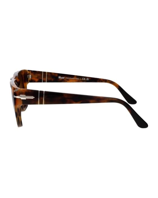 Persol Brown Havana Acetate Sunglasses