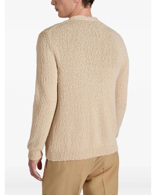 Zanone Natural Cardigan for men