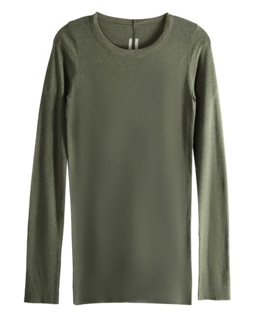 Rick Owens Green Rib Ls T for men