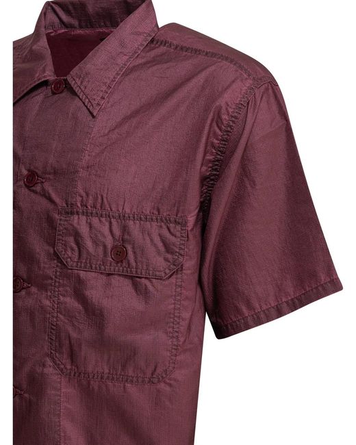 Beams Plus Red "Mil Sht" Casual Shirt for men