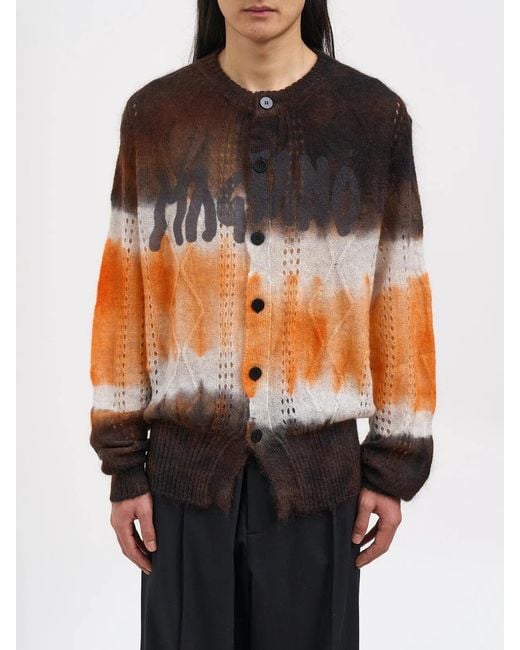 Magliano Black Psychedelic Kid Cardigan for men
