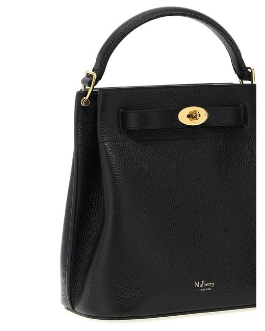 Mulberry Black 'Islington' Bucket Bag Small