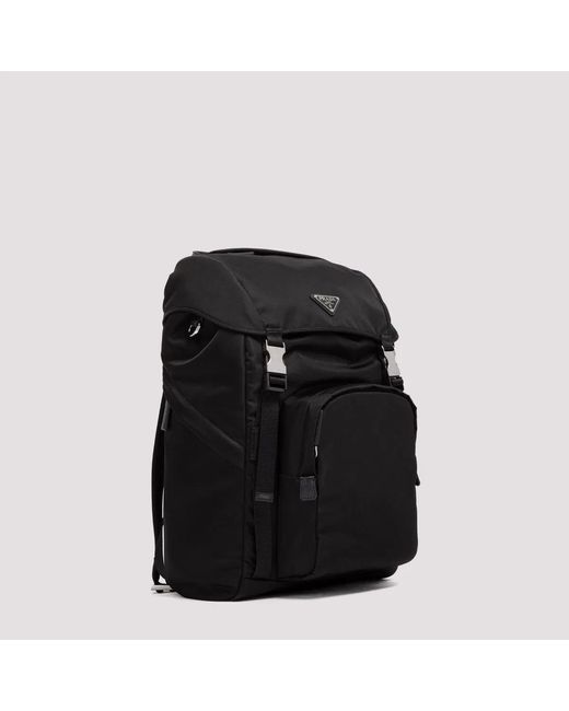 Prada Black Nylon Backpack for men