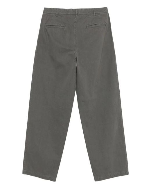 Aspesi Gray Cotton Pants for men