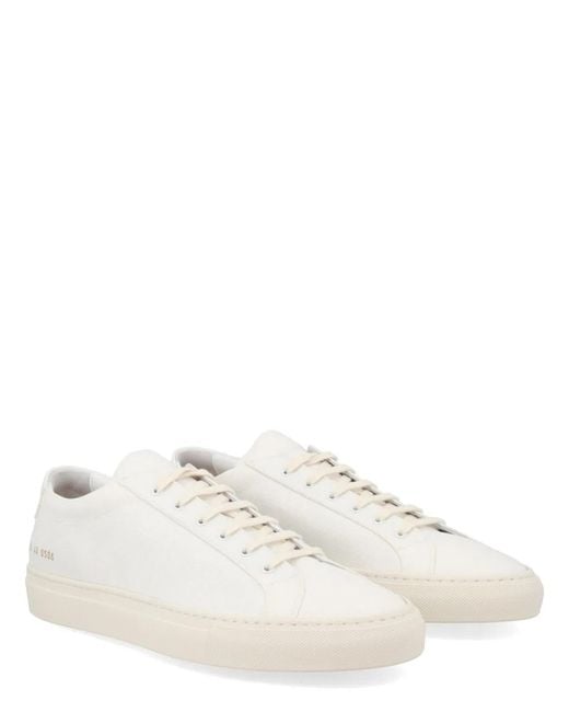 Common Projects White Cotton Sneakers for men