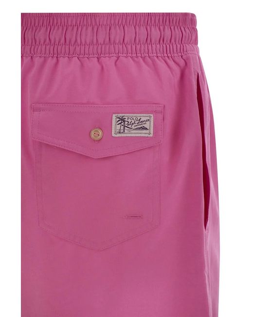 Polo Ralph Lauren Pink Traveler Classic 14.6 Cm Beach Boxers for men