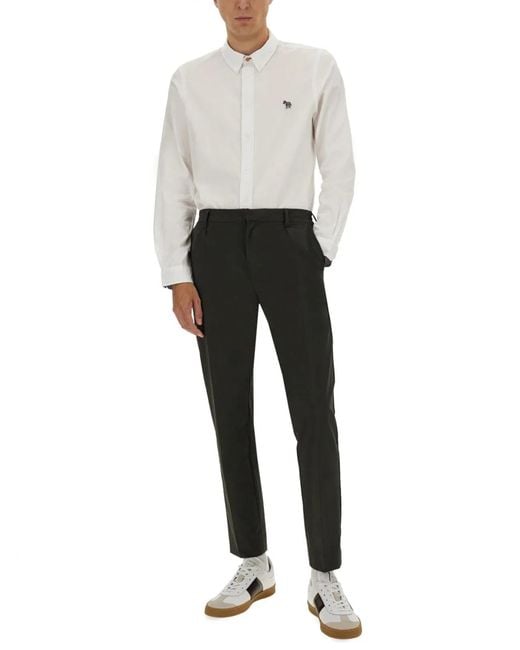 Paul Smith White Ps Paul Smith Organic Cotton Shirts for men