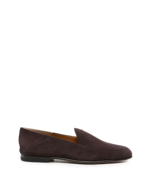 Tod's White Leather Loafers