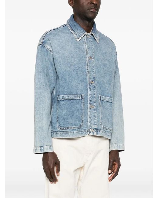 Emporio Armani Blue Denim Jacket for men