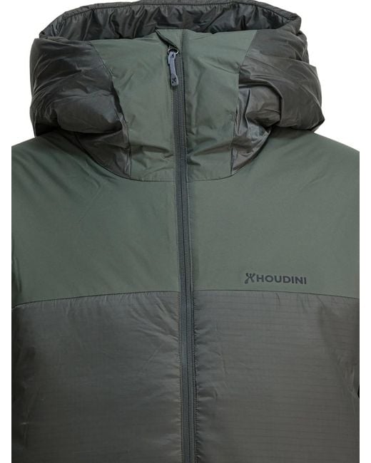 Houdini Sportswear Gray Recycled Polyester Jacket for men