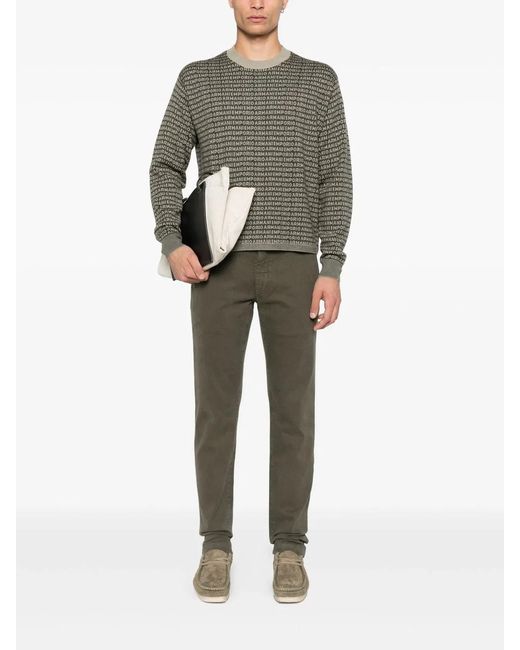 Jacob Cohen Gray Pant 5 Pkt Slim Fit Bard for men