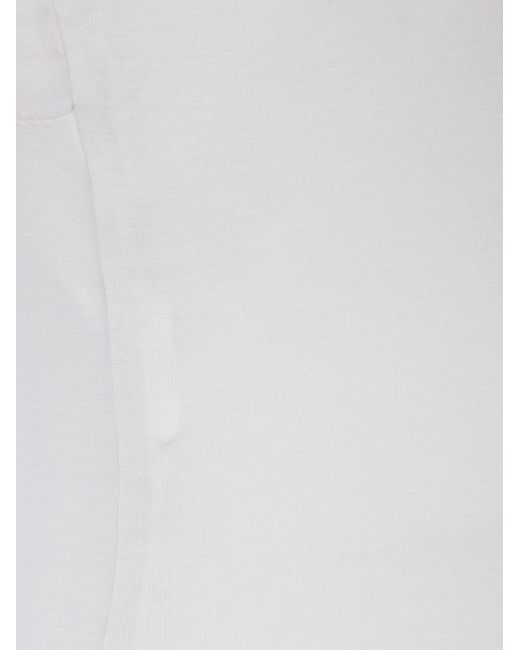 Entire studios White V Neck Bodysuit