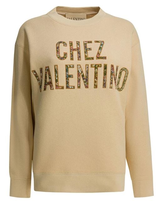 Valentino Natural Cotton Sweatshirt