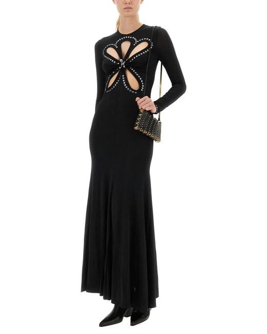 Rabanne Black Eye-Catching Dress