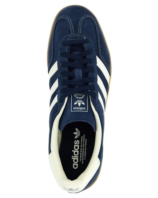 Adidas Originals Blue 'Gazelle Indoor' Sneakers for men
