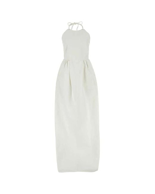 Max Mara White Denim Europa Dress