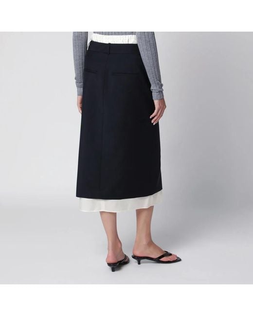 Rohe Black Skirt With Boxer Detail