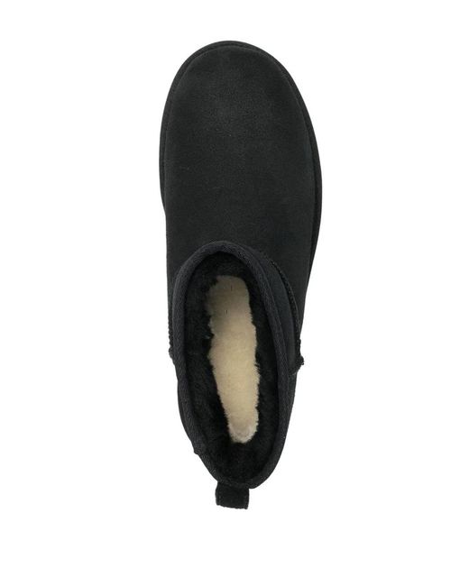 Ugg Black Classic Ultra Mini Suede Boots for men