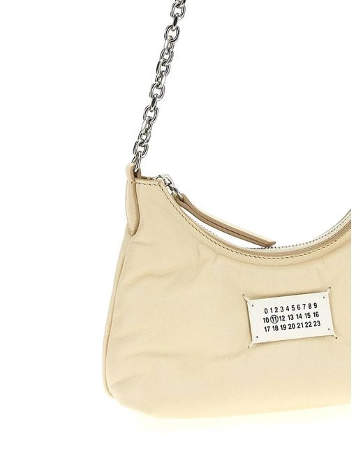 Maison Margiela Natural 'Glam Slam Hobo Micro' Shoulder Bag