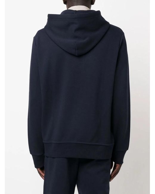 Polo Ralph Lauren Blue Cotton Full-Zip Hooded Sweatshirt for men