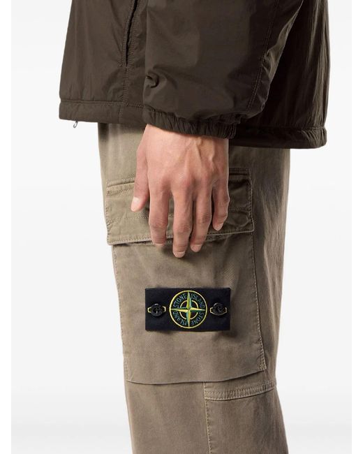 Stone Island Gray Organic Cotton Joggers for men