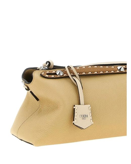 Fendi Metallic By The Way Selleria Leather Bag
