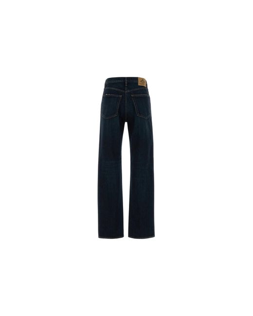 Prada Blue Cotton Jeans