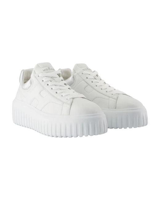 Hogan Gray H Stripes Sneakers