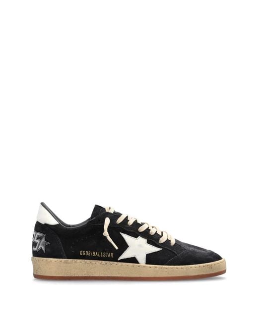 Golden Goose Deluxe Brand Black Ball Star Suede Sneakers for men
