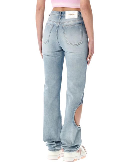 Off-White c/o Virgil Abloh Blue New Meteor Light Denim Pants