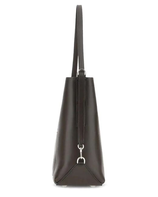 Hogan Black Medium Hobo Bag Hocket Calfskin Shoulder