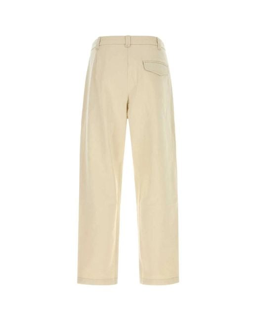 A.P.C. Natural Light Pleated Pants for men